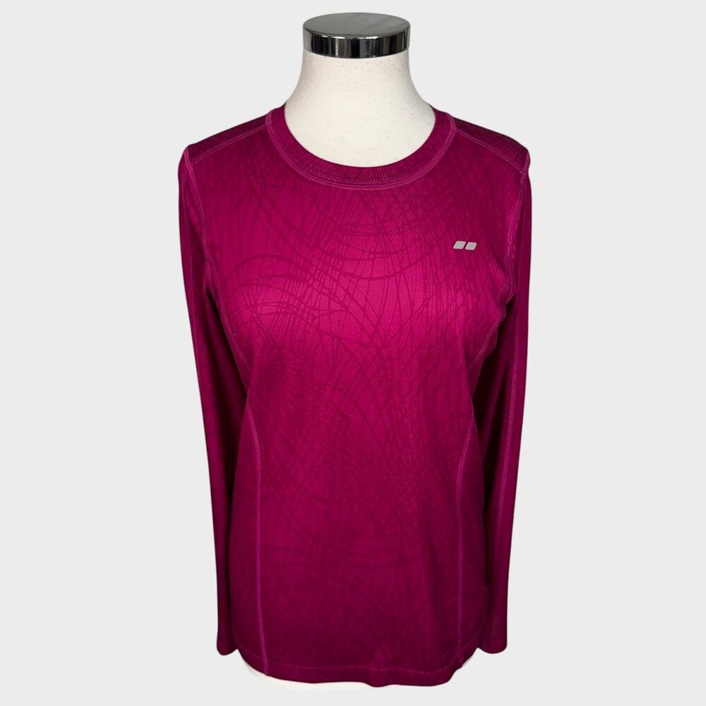 Koppen Medium Womenns Long Sleeve Purple Shirt 100% Polyester